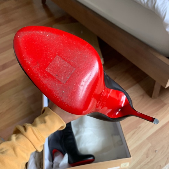 CHRISTIAN LOUBOUTIN Boots 37 King Calf Fifi Botta - Picture 5 of 7